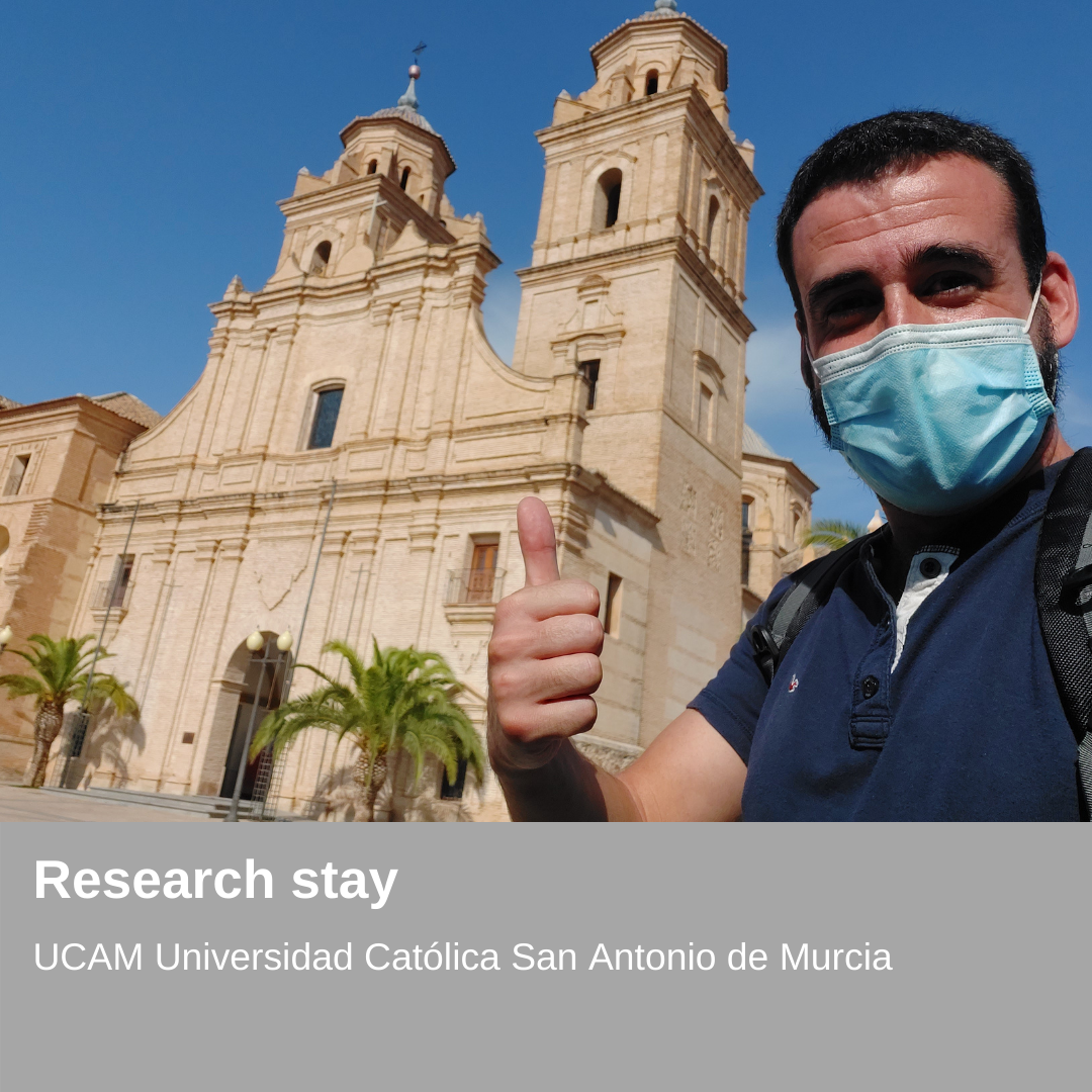 Estancia de investigación - UCAM Universidad Católica Murcia, de Jordi Mogas