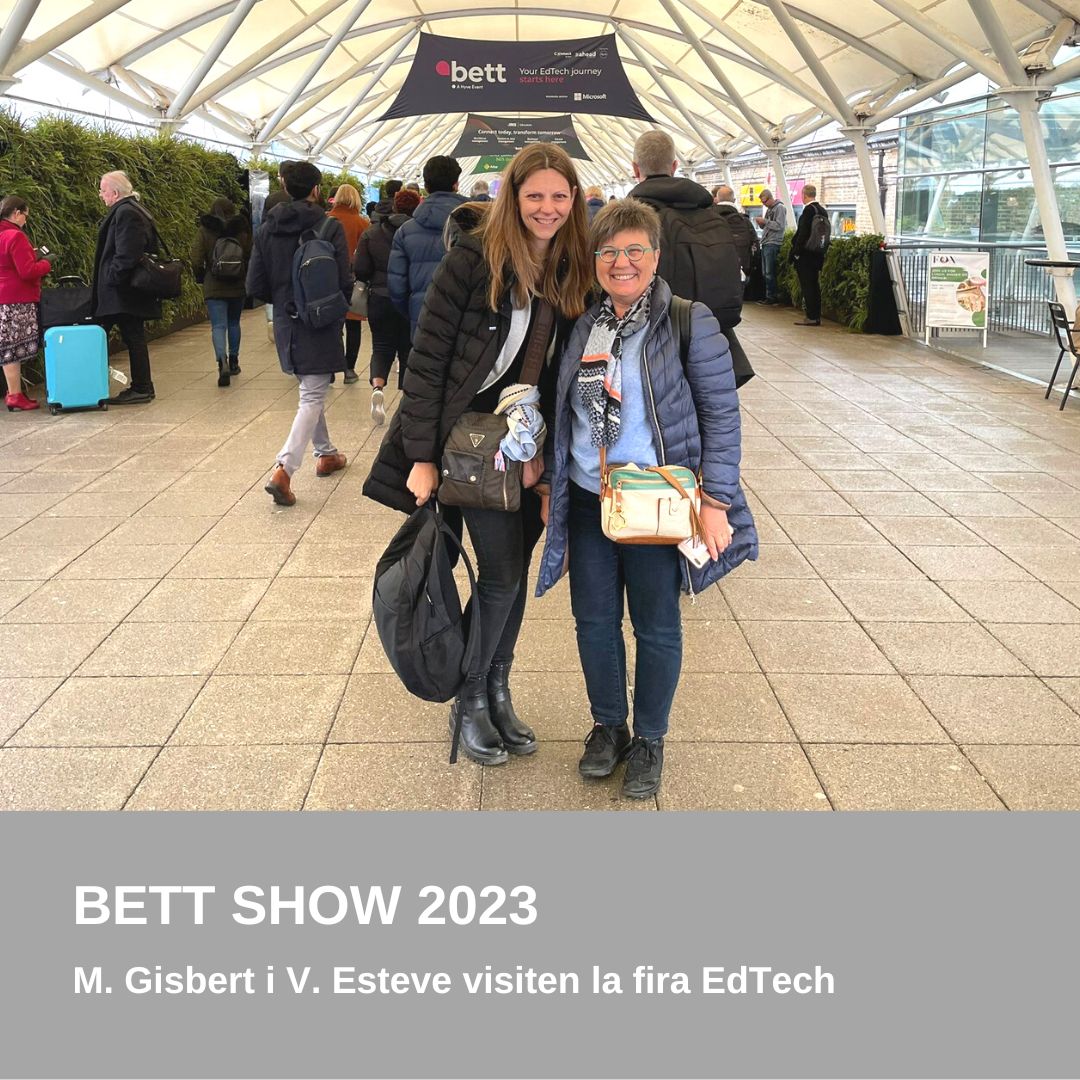 M. Gisbert i V. Esteve visitan la feria EdTech BETT 2023