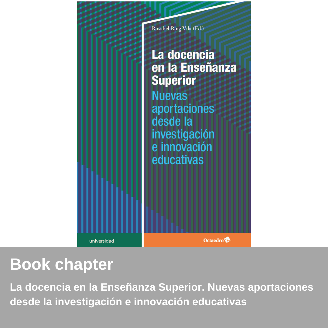 Nueva publicación - La docencia en la Enseñanza Superior. Nuevas aportaciones desde la investigación e innovación educativas